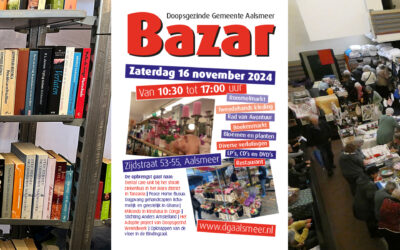 Zaterdag 16 november: de gezelligste Bazar van Nederland