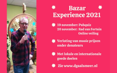 De goede doelen van de Bazar Experience 2021 zijn bekend!