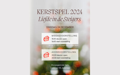 Reserveren voor Kerstspel van de Binding gestart