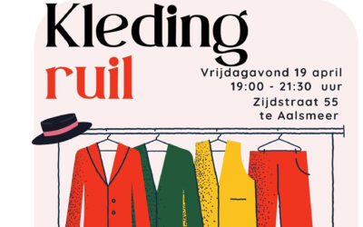 Vrijdag 19 april 19.00 – 21.30 uur: Kledingruil in de Bindingzaal